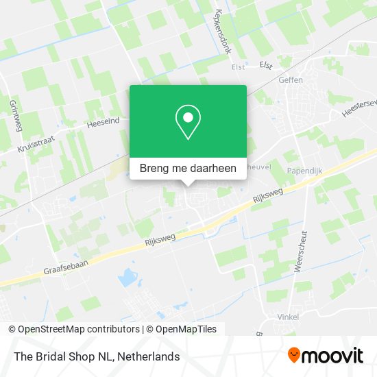 The Bridal Shop NL kaart
