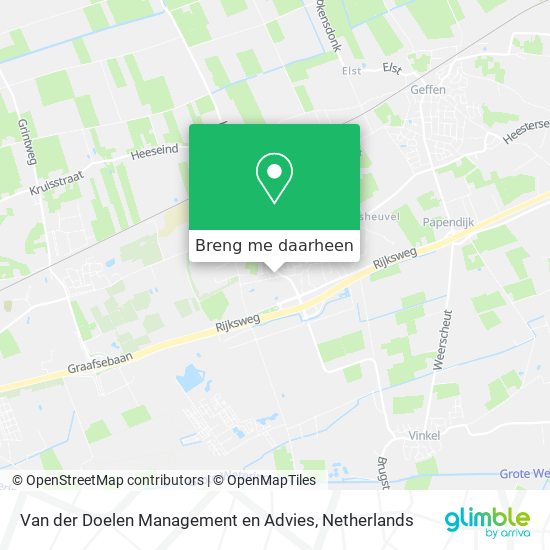 Van der Doelen Management en Advies kaart