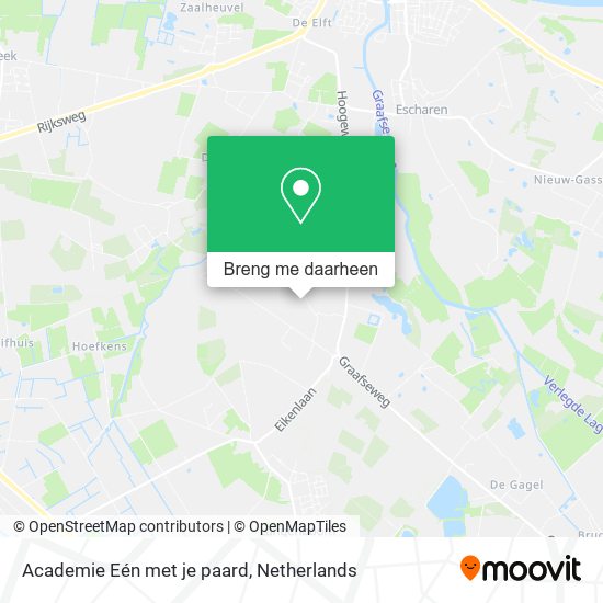 Academie Eén met je paard kaart