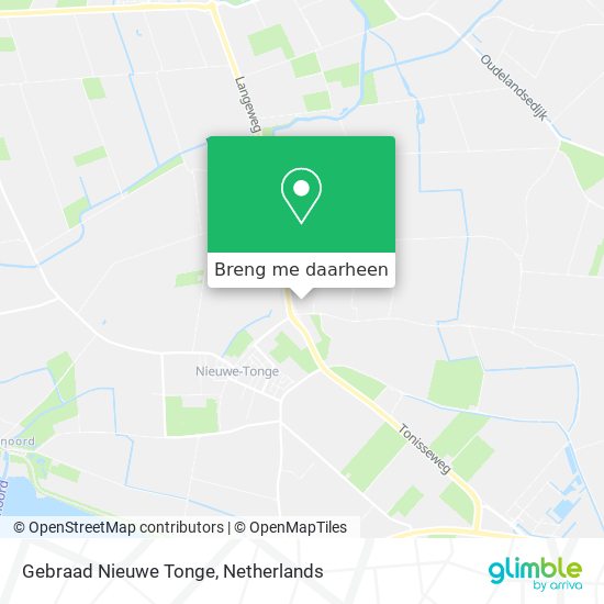 Gebraad Nieuwe Tonge kaart