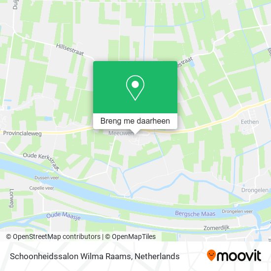 Schoonheidssalon Wilma Raams kaart