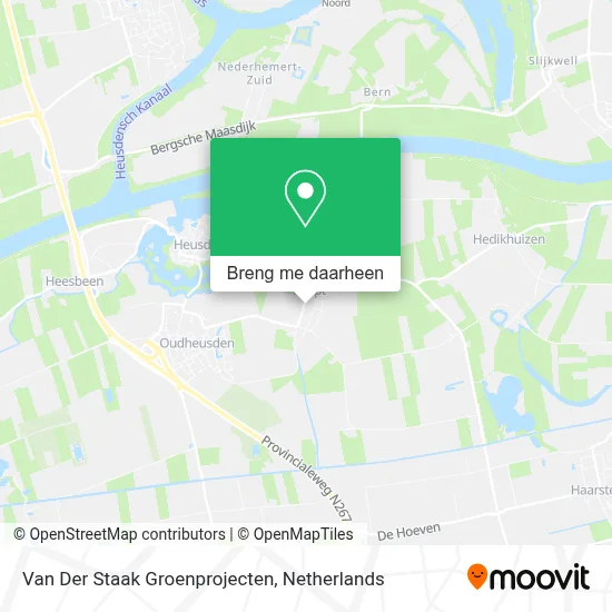 Van Der Staak Groenprojecten kaart
