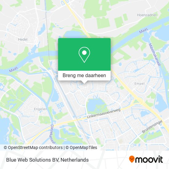 Blue Web Solutions BV kaart