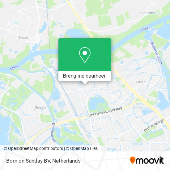 Born on Sunday BV kaart