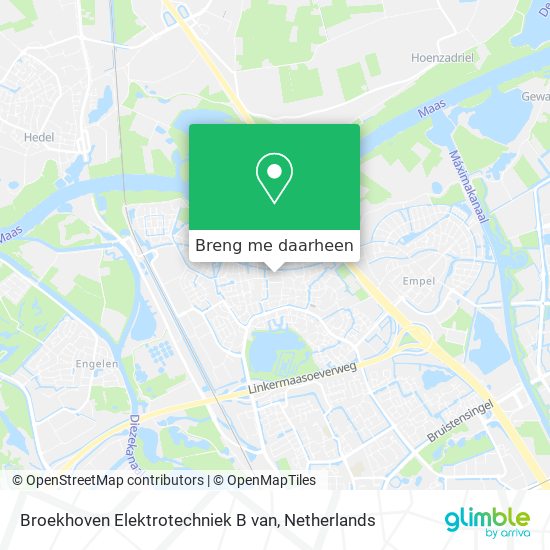 Broekhoven Elektrotechniek B van kaart