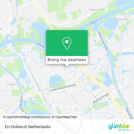 Eri-Online.nl kaart