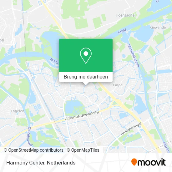 Harmony Center kaart