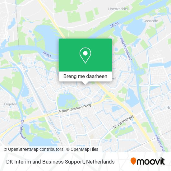 DK Interim and Business Support kaart