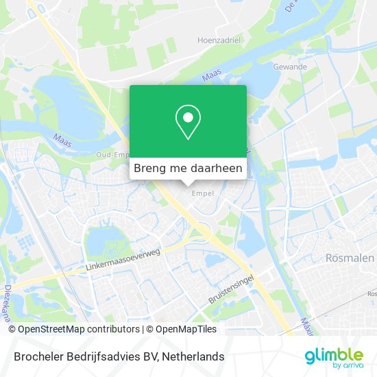 Brocheler Bedrijfsadvies BV kaart