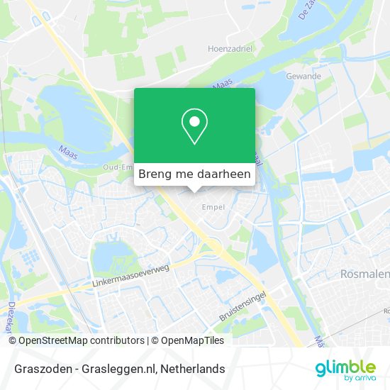 Graszoden - Grasleggen.nl kaart