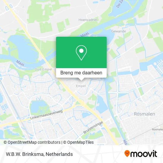 W.B.W. Brinksma kaart