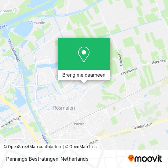 Pennings Bestratingen kaart