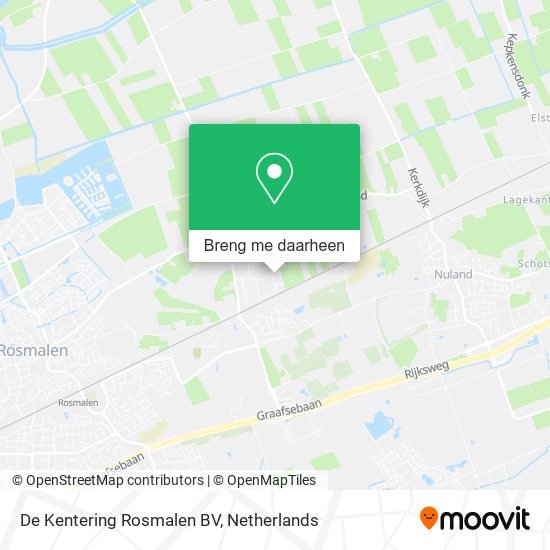 De Kentering Rosmalen BV kaart