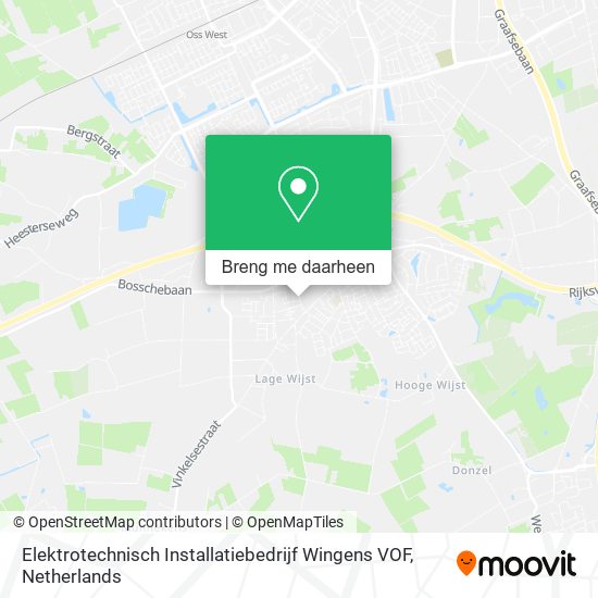 Elektrotechnisch Installatiebedrijf Wingens VOF kaart