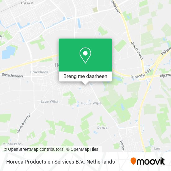 Horeca Products en Services B.V. kaart