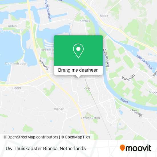 Uw Thuiskapster Bianca kaart