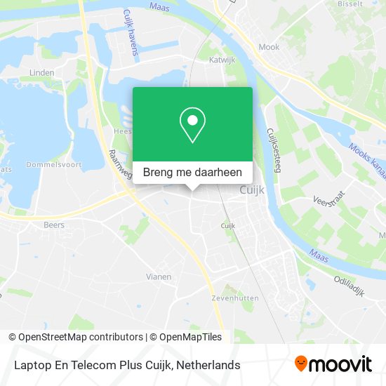 Laptop En Telecom Plus Cuijk kaart