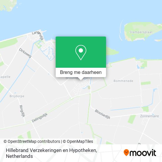 Hillebrand Verzekeringen en Hypotheken kaart