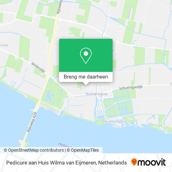 Pedicure aan Huis Wilma van Eijmeren kaart