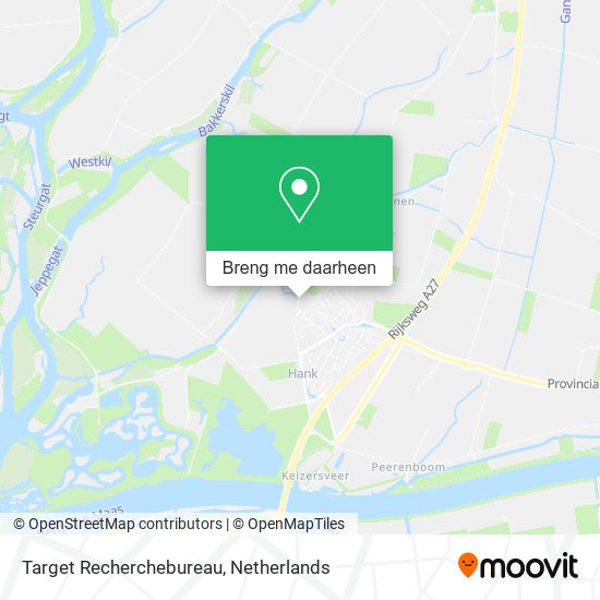 Target Recherchebureau kaart