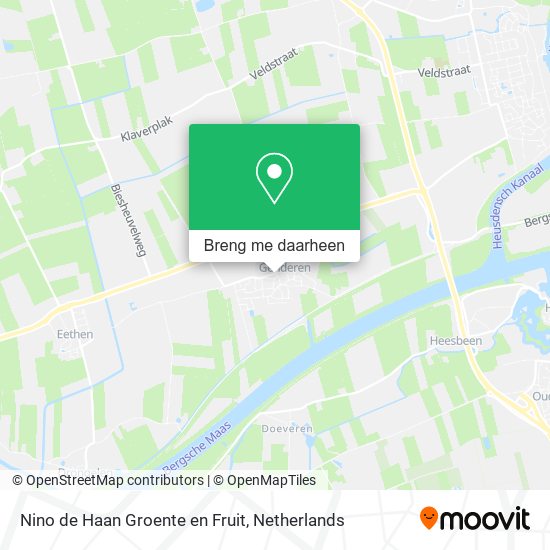 Nino de Haan Groente en Fruit kaart