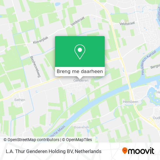 L.A. Thur Genderen Holding BV kaart