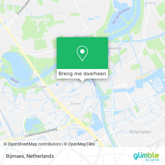 Bijmaes kaart