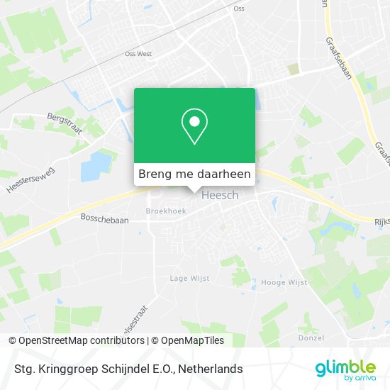 Stg. Kringgroep Schijndel E.O. kaart