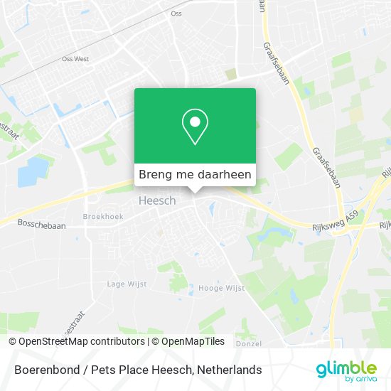 Boerenbond / Pets Place Heesch kaart