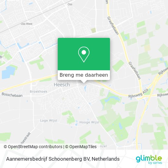 Aannemersbedrijf Schoonenberg BV kaart