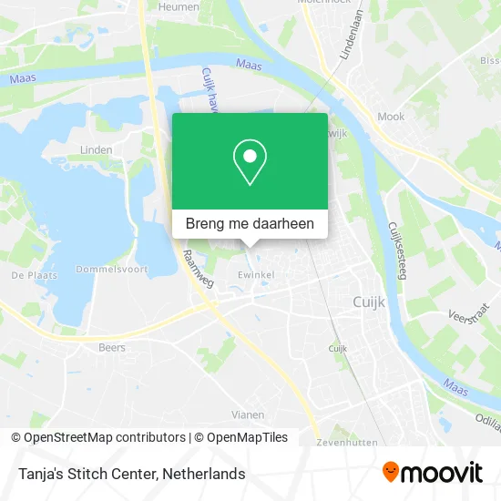 Tanja's Stitch Center kaart