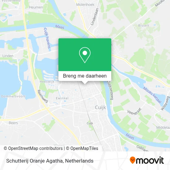 Schutterij Oranje Agatha kaart