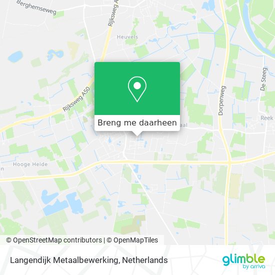 Langendijk Metaalbewerking kaart