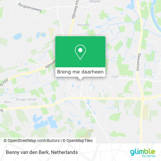 Benny van den Berk kaart