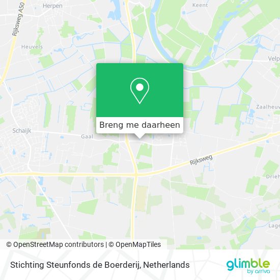 Stichting Steunfonds de Boerderij kaart