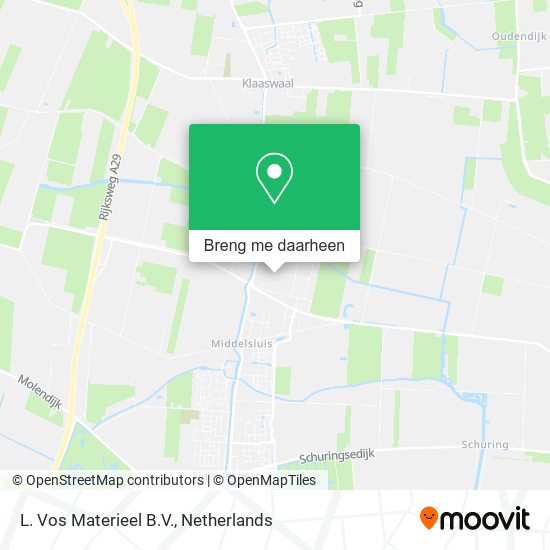 L. Vos Materieel B.V. kaart