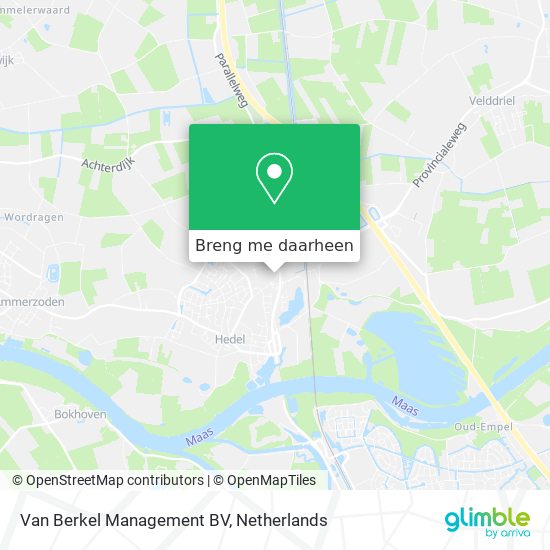 Van Berkel Management BV kaart