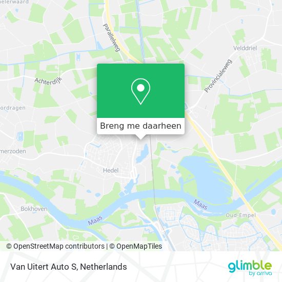 Van Uitert Auto S kaart