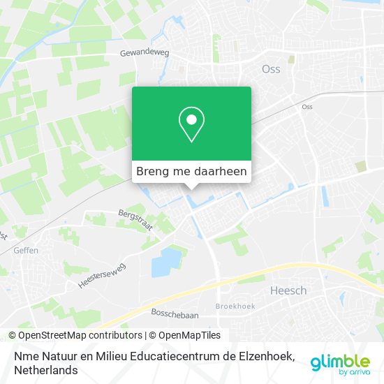 Nme Natuur en Milieu Educatiecentrum de Elzenhoek kaart