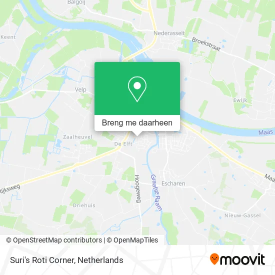 Suri's Roti Corner kaart