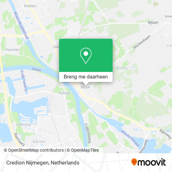 Credion Nijmegen kaart