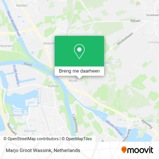 Marjo Groot Wassink kaart