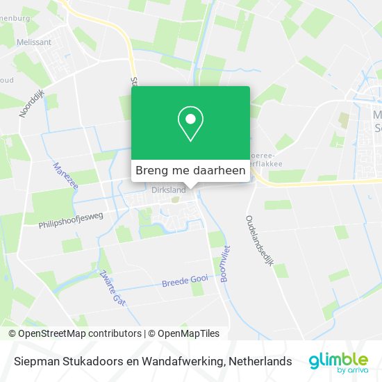 Siepman Stukadoors en Wandafwerking kaart