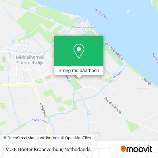 V.O.F. Boeter Kraanverhuur kaart