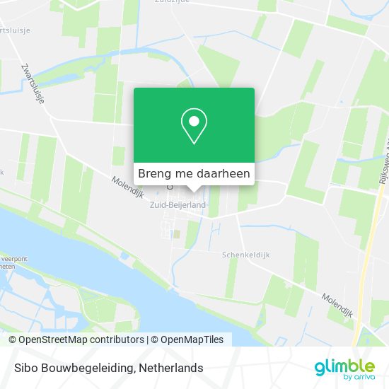 Sibo Bouwbegeleiding kaart