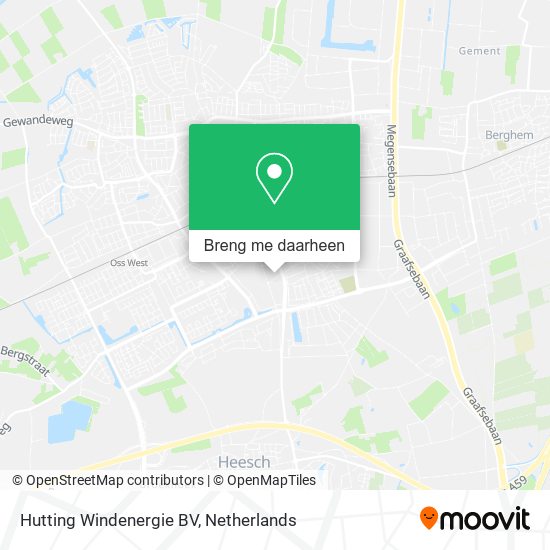 Hutting Windenergie BV kaart