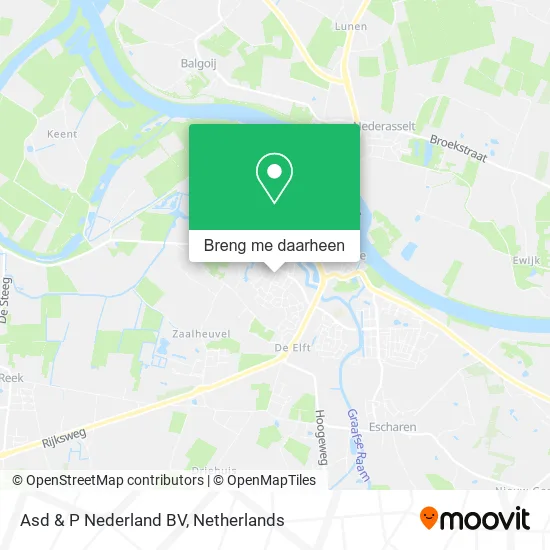 Asd & P Nederland BV kaart