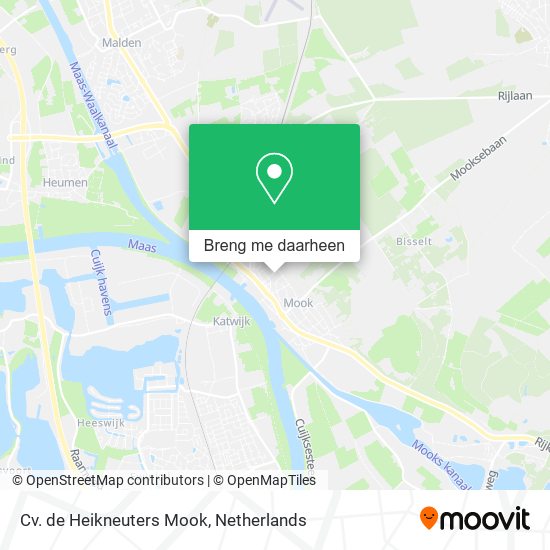 Cv. de Heikneuters Mook kaart