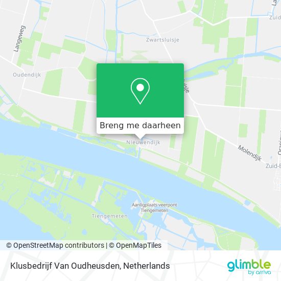 Klusbedrijf Van Oudheusden kaart