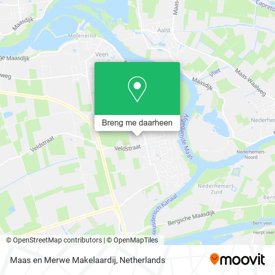 Maas en Merwe Makelaardij kaart